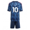 Camiseta Arsenal Eberechi Eze #10 Segunda Equipación Replica 2025-26 para niños mangas cortas (+ Pantalones cortos)